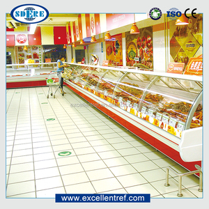 Dsa12cch1 dịch vụ truy cập thịt tủ lạnh tủ đông được sử dụng như siêu thị Showcase - Product Image 3