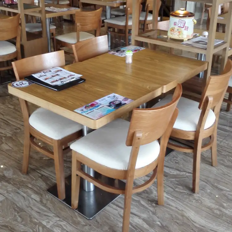 (SP-CS337) Furnitur Desain Modern Kursi Makan Bekas Restoran Kayu