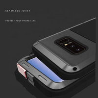 LoveMei – coque de téléphone antichoc en aluminium et métal, étui de protection étanche pour Samsung Galaxy S9 S8 Plus Note 8