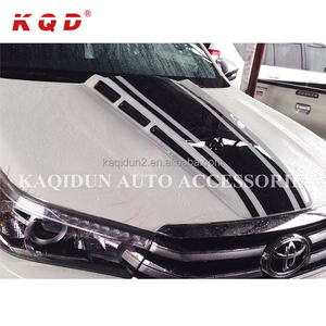 Auto <span class=keywords><strong>hilux</strong></span> Revo capó del motor cucharada de la capilla cubierta para <span class=keywords><strong>hilux</strong></span> Revo 2015 2016 Accesorios - Product Image 3