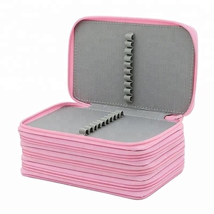Bleistift beutel mit großer Kapazität Schul briefpapier 4-lagiger <span class=keywords><strong>Oxford</strong></span>-Reißverschluss-Bleistift beutel - Product Image 3
