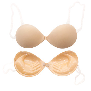 Sujetador Adhesivo de silicona OEM Durable Push up Invisible Sin tirantes Sujetador sin espalda <span class=keywords><strong>Busto</strong></span> arriba Lencería con correa de sujetador Cinturón transparente - Product Image 1
