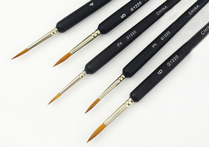 Usine prix kolinsky sable cheveux artiste <span class=keywords><strong>aquarelle</strong></span> liner pinceau détail liner <span class=keywords><strong>brush</strong></span> set - Product Image 2