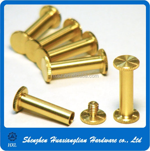 Đồng thau vành đai da nối ràng buộc Nam Nữ Chicago vít - Product Image 6