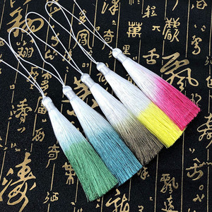 22 cm Chất Lượng Cao Gradient Tua, Nhân Tạo Lụa Chủ Đề Tua, Tua với vòng - Product Image 2