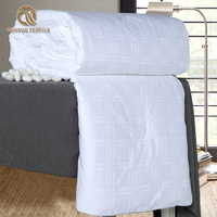 Großhandel Seide Einsatz Wasch bare Tröster Bettwäsche Set Hotel Quilt Bettdecke Bestickte Quilt Set