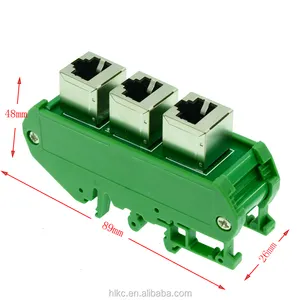 New RJ45 Splitter Adapter 1 to 2 Dual Female Port CAT5/CAT6 LAN Ethernet Sockt Network Connector Splitter High Quality