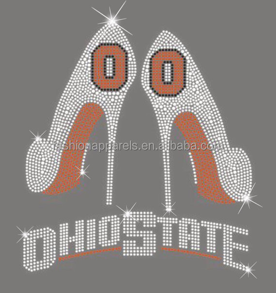 Женщины любят футбол, большие размеры на высоком каблуке для женщин ”из страз горячей фиксации горячая передача конструкции