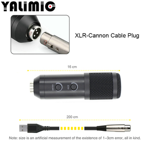 Micrófono <span class=keywords><strong>de</strong></span> condensador <span class=keywords><strong>USB</strong></span> <span class=keywords><strong>de</strong></span> mano con cable con construcción metálica con cancelación <span class=keywords><strong>de</strong></span> ruido <span class=keywords><strong>para</strong></span> karaoke <span class=keywords><strong>de</strong></span> estudio <span class=keywords><strong>de</strong></span> ordenador y uso <span class=keywords><strong>de</strong></span> <span class=keywords><strong>PC</strong></span> - Product Image 3