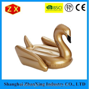 Best Selling Custom Elegant <strong>Giant</strong> PVC <strong>Inflatable</strong> Water Floating Golden <strong>Swan</strong> - Product Image 2