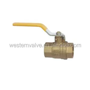 1/4 "-4" 600 wog 12 FNPT 3/8 fpt1/4 NPT ren nữ kết thúc giả mạo đầy đủ Bore Brass gas Ball valve