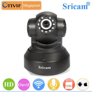 <span class=keywords><strong>Sricam</strong></span> <span class=keywords><strong>SP005</strong></span> preto 1280 * 720 HD <span class=keywords><strong>wifi</strong></span> P2P PT câmera <span class=keywords><strong>IP</strong></span> melhor que vende câmera
