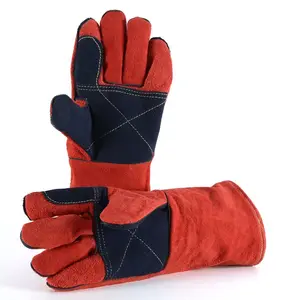 High quality welding gloves Protective wear-resisting High temperature resistant cowhide Work gloves