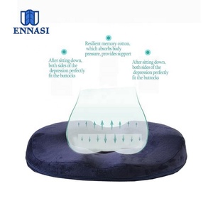 Mais recente Design Ergonômico Donut Hemorróida Almofada Do Assento Cadeira De Escritório & Assento De Carro Almofadas Lombares para Alívio - Product Image 2