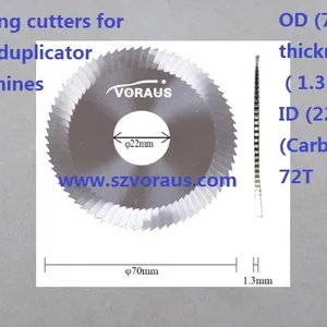 Pemotong Penggilingan untuk Kunci-Duplicator (OD 70 Mm Karbida: 72 T)