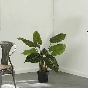 Plantas artificiais de 80cm, plantas verdes para decoração interna