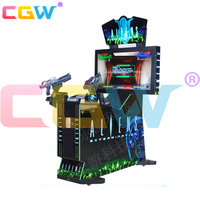 Simulateur de tir aux extraterrestres CGW, jeux d'arcade à pièces, aire de jeux pour enfants, jeux de tir au pistolet en salle, machine de jeu pour centre commercial
