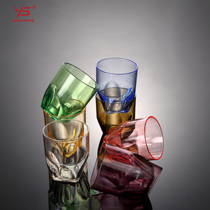 Vaso cuadrado de plástico de policarbonato, nuevo diseño, <span class=keywords><strong>2017</strong></span> - Product Image 3