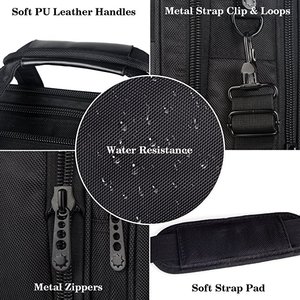 Bolso <span class=keywords><strong>para</strong></span> portátil de <span class=keywords><strong>17</strong></span> <span class=keywords><strong>pulgadas</strong></span>, maletín de viaje con organizador - Product Image 6