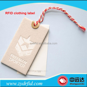 Étiquettes RFID lavables pour vêtements, imprimées pour le suivi des vêtements, sérigraphie unilatérale, <span class=keywords><strong>Pantone</strong></span>, CMJN ou PMS - Product Image 6