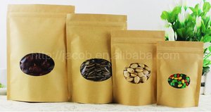 Ôn Châu Đóng Gói Tùy Chỉnh In Ấn Dây Kéo Khóa Túi Cà Phê Nâu Kraft Túi Giấy Đứng Lên Pouch - Product Image 5