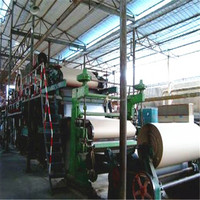 Máquina para Fabricar Papel Kraft 2400, 30T por Día, Línea de Planta de Reciclaje de Papel Usado a Papel Kraft