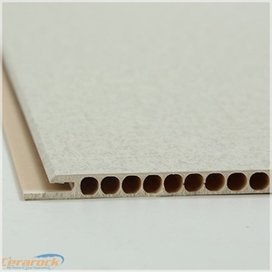 Panneau mural en PVC perforé carré ignifuge moderne et économique CERAROCK - 40 cm - Product Image 4