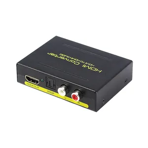 ממיר מחלץ שמע 4K HDMI מ-HDMI לאופטי Toslink SPDIF ו-RCA L/R סטריאו עבור מקרן צג טלוויזיה Xbox PS5