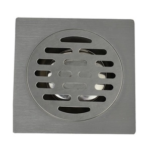 케다 직접 공장 광장 바닥 드레인 10x10 cm 4 인치 스테인레스 스틸 바닥 드레인 - Product Image 1