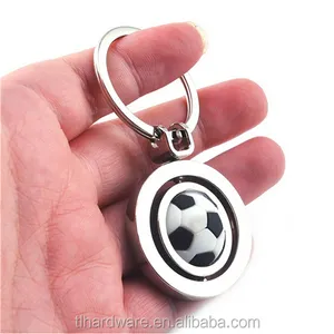 Bán Buôn Vòng Kim Loại Đội Bóng Đá Keychain/Tùy Chỉnh Bóng Đá Bóng Keychain