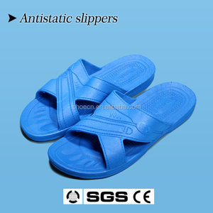 Zapatillas antiestáticas de <span class=keywords><strong>PVC</strong></span> para fabricación de alimentos, suela antiestática, color azul, <span class=keywords><strong>esd</strong></span>, unsix - Product Image 3