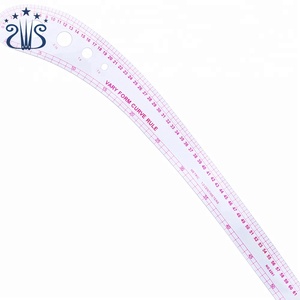 Stoff nähen Kunststoff 61cm Lineal Variieren <span class=keywords><strong>Form</strong></span> Kurven lineal #6261 - Product Image 2