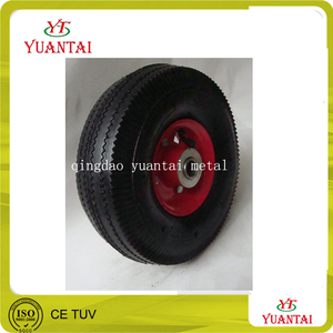 ล้อลม/ลมยาง พร้อมขอบเหล็กหรือพลาสติก สำหรับรถเข็น รถลาก ขนาด 3.50-8 4.00-8 4.00-6 - Product Image 5
