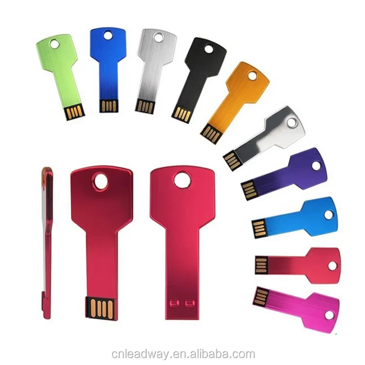 2022 best selling products festival gift wholesale 2.0 metal key shaped usb flash drive key promotional 3.0 pen drive