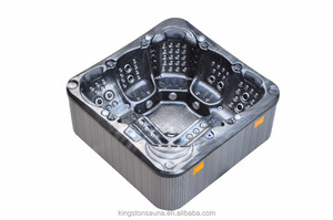 Dark สีดำ5คน106Jets 2โกหก Hot Tub Spa สระว่ายน้ำ,สบายนวดสระว่ายน้ำสำหรับ Home และโรงแรม (KGT-JCS-85) - Product Image 4