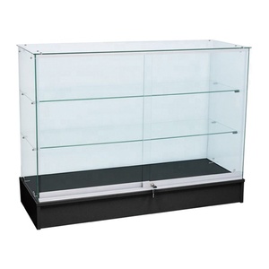 Economic <strong>Glass</strong> showcase Frameless Tempered <strong>Glass</strong> <strong>Display</strong> <strong>case</strong> for Smoking Hookah Retail Shops - Product Image 1