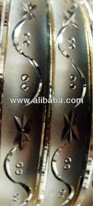 Brazaletes con acabado de micras chapados en oro de estilo étnico, pulseras de cadena fina y eslabones para regalos, fiestas, bodas - Product Image 2