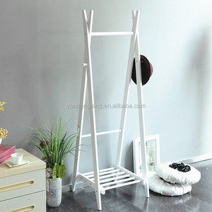 Séchoir à <span class=keywords><strong>linge</strong></span> en bois, support de séchage pour vêtements, pour chambre à coucher - Product Image 1