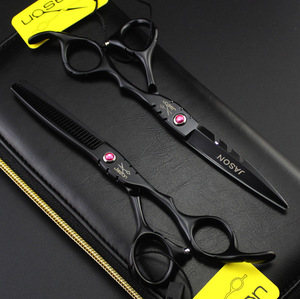 321 #5.5 ''Brand Jason Top Grade Kappersscharen 440C Professionele Kappers Snijden Schaar Dunner Schaar Haar Schaar