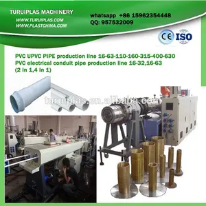 zhangjiagang TURUI 16-50mm PP / PE / PVC / PP ligne de production tuyaux faisant des machines en carton ondulé