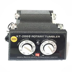 220V 5kg Kapazität Silber polier maschine Rotations gesteins becher Rotations becher Schmuck werkzeuge und-ausrüstung - Product Image 5