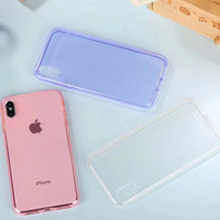 Mode paillettes cristal étincelle couverture souple transparente pour iPhone Xr X Xs 7 8 11 12 13 14 15 Plus Pro Max étui de téléphone portable