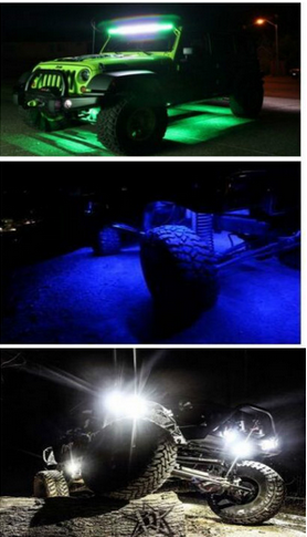 Música Controlada RGB Impermeable mini multicolor Roca Llevó La Luz