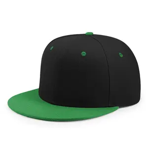 Sechs Panel Snapback Hüte leer benutzer definierte Logo Hip Hop Kappe flach mit benutzer definierten