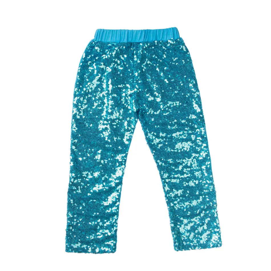 Customize Baby Girls Colorful Pants, Sequin Sparkling Leggings