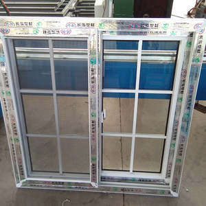 Thiết kế hiện đại an toàn nhôm cửa sổ nướng PVC vật liệu nhựa trượt phong cách mở màn hình từ ngang louver an ninh - Product Image 6