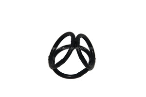 Triple/Dual Dubbele Helix Quick Release Erectie Enhancer Cock Ring Fabriek