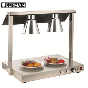 Mutfak ekipmanları restoran paslanmaz çelik büfe yemek ısıtıcısı ısı lambası - Product Image 3