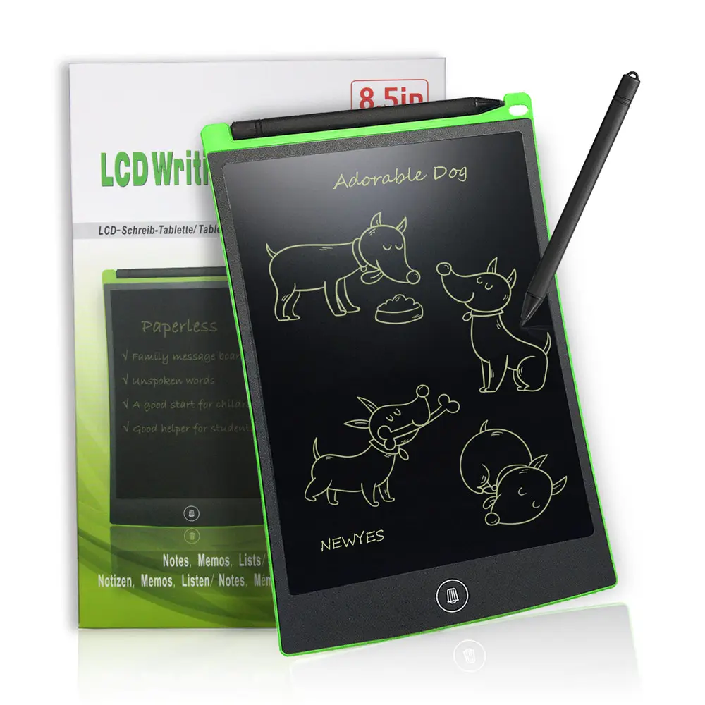 프로모션 Gifts 휴대용 8.5 Inch Digital 메모 Pad 소거 및 Lcd 2년 째 태블릿 대 한 어린이