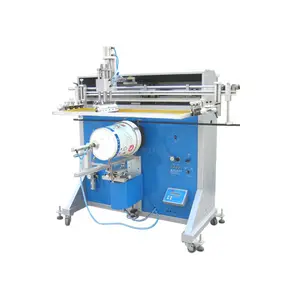 glass bottles big plastic bucket manual screen printing equipment